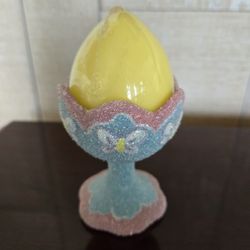 Avon Egg Shaped Candles & Holder 