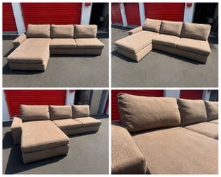 Sectional couch Sofa Brown