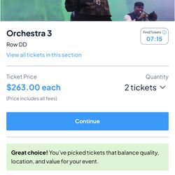 JUNIOR H 2 TICKETS