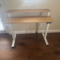 FlexiSpot Adjustable Desk (Two Tiered)