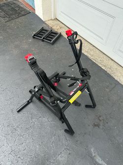 Allen 302DN over spare tire bike rack