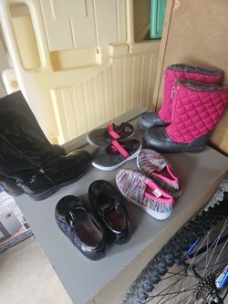 Toddler girls shoe and boots take all for 25