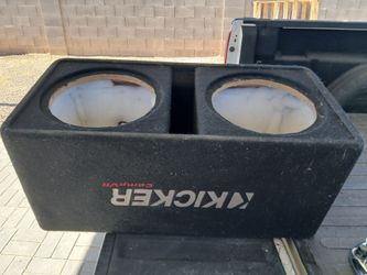 Kicker Enclosure for 2 12 inch subwoofers
