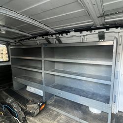 MINT!! SHELVING FOR CARGO VAN. NEGOTIABLE.  