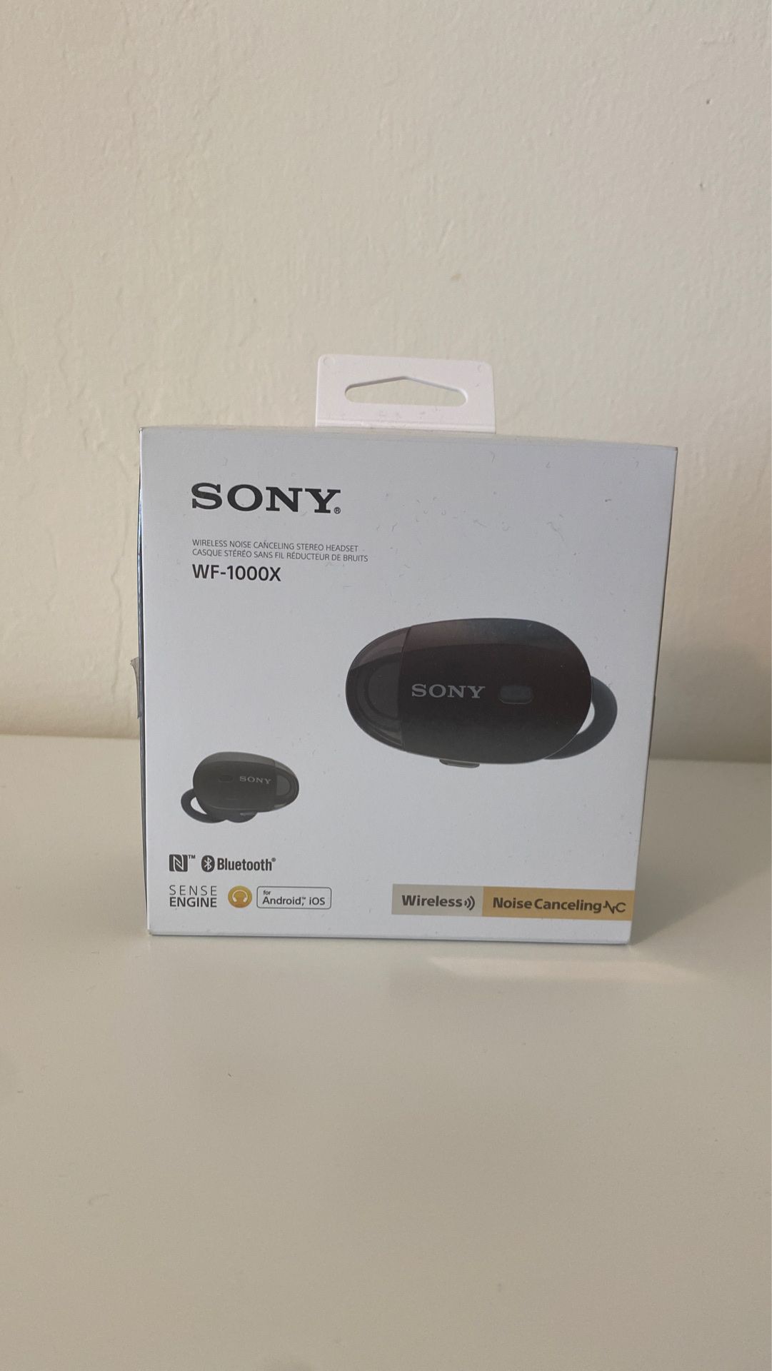 SONY WF-1000X earbuds wireless noise cancelling