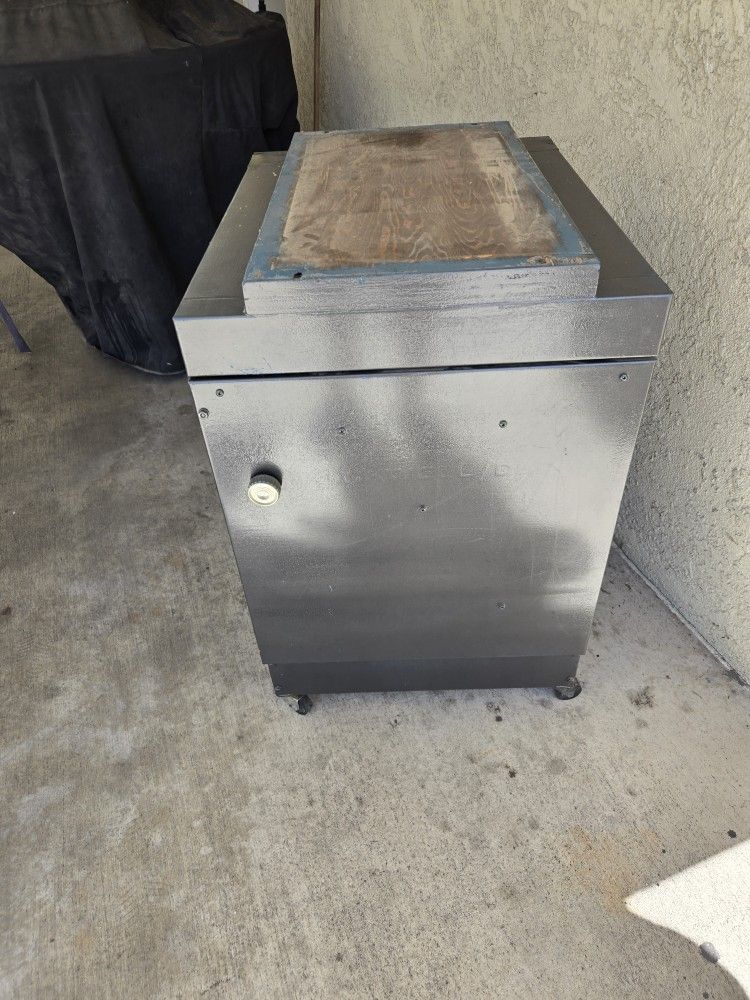 Steel cabinet for armsaw $50