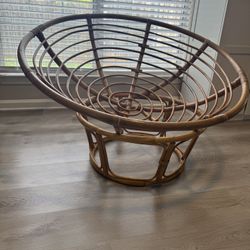 Papasan Bowl Chair With Base