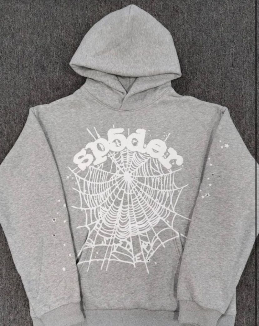 Grey Spider Hoodie