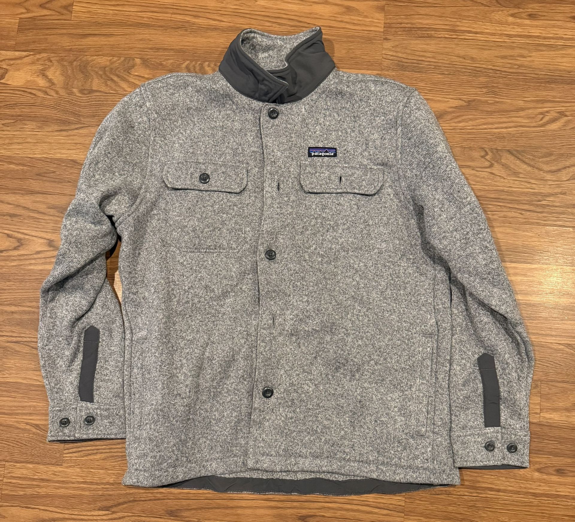 Patagonia Better Sweater Shirt Jacket Men’s L Shacket Fleece Stonewash