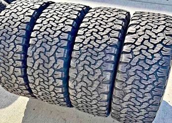 35x12.50/20 Bfgoodrich Selling a set of 4 tires in excellent condition 🫡