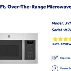 GE® 1.7 Cu. Ft. Over-the-Range Microwave Oven 