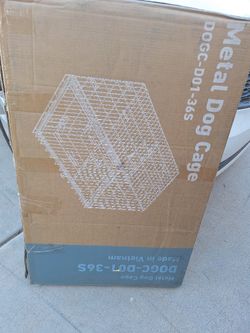Large Dog Cage,new 36x22x25 