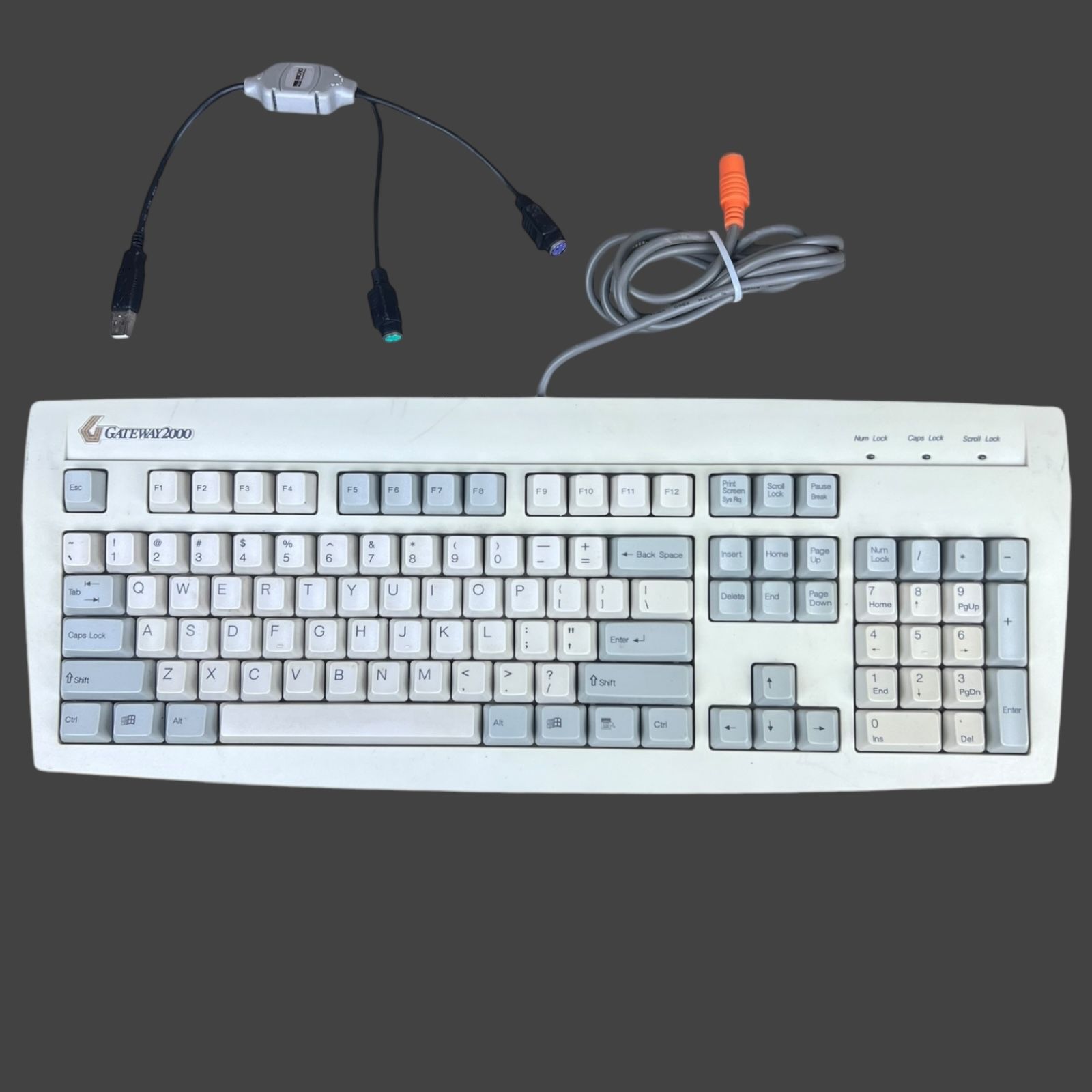 Gateway 2000 (contact info removed)-00-001 QWERTY Maxi-Switch Wired Keyboard PS2 PS/2