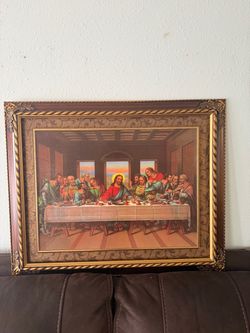 The last supper wall frame