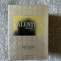 Valentino Donna The Gold Perfume Brand New