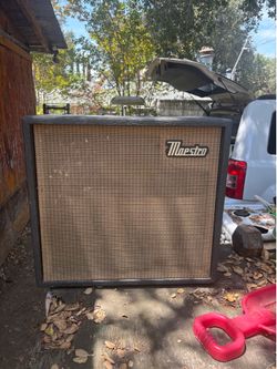 Vintage 1962 Maestro (Gibson) M-2RVT 1x15 Cabinet Shell - Project/As-Is