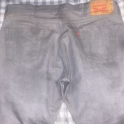 Grey Levis 501s 