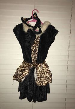 Girls kitten costume Size 4-6x