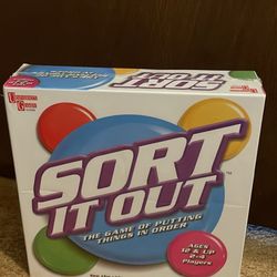 New Sort It Out Board Game $7