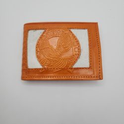 Western Tooled Leather Bi-fold Wallet  