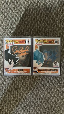 Signed Goku Funko Pop