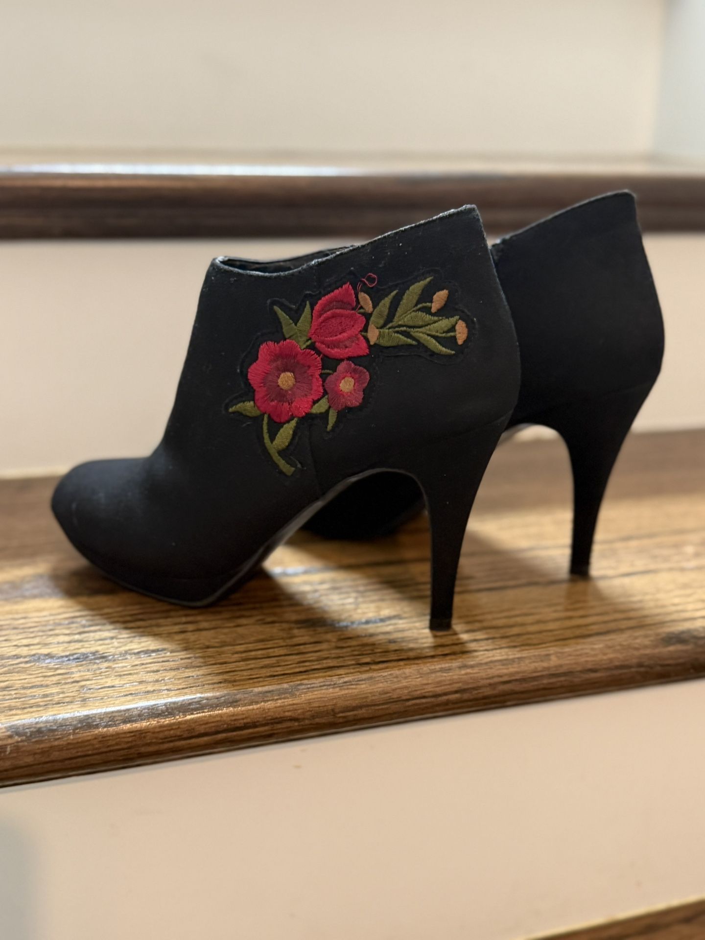 Black Booties Size 8