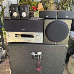 Yamaha Receiver And Speakers 