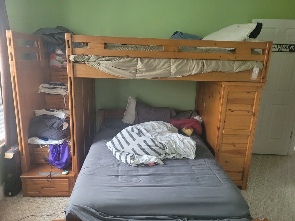Walk Up Bunk Bed With Storage For Sale Price Is Negotiable 