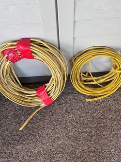Yellow Electrical Wire Coils – 2 Pieces