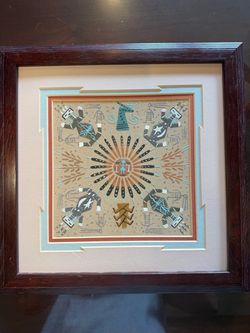 Navajo Sand Painting from New Mexico