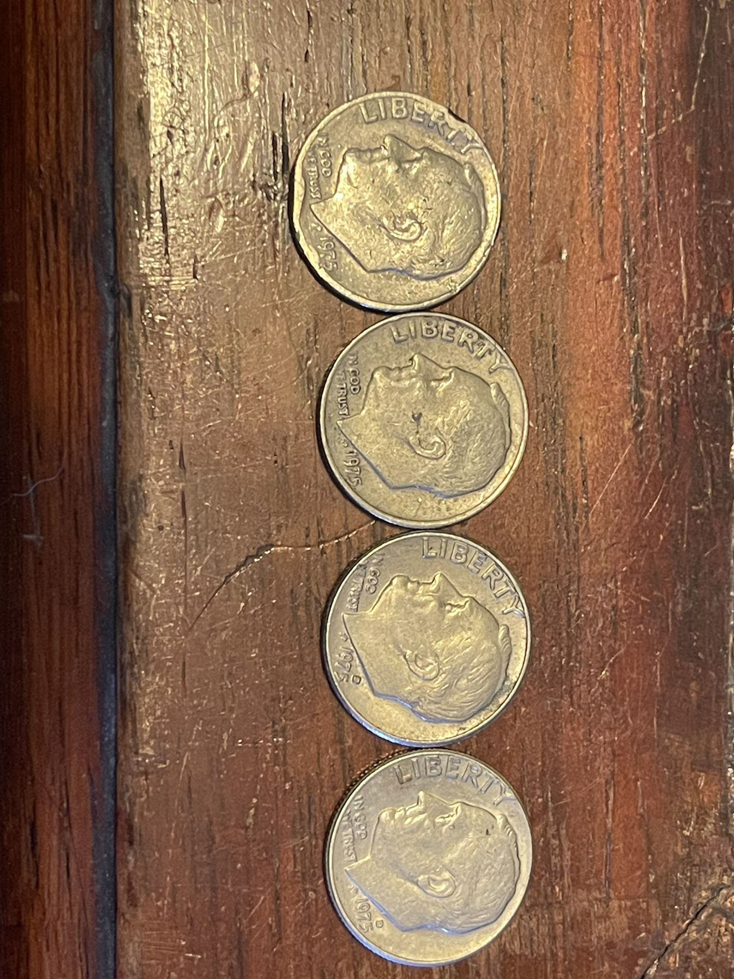 4 1975 Dimes