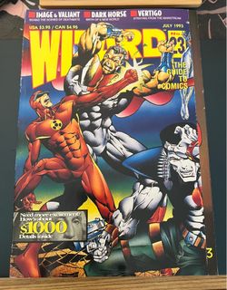 Wizard Magazine #23 1993 Bloodshot Solar Comics Price Guide