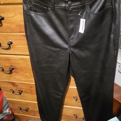 Old Navy Faux Leather Pants Size 12