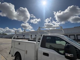 System One Contractor Rig aluminum ladder rack.