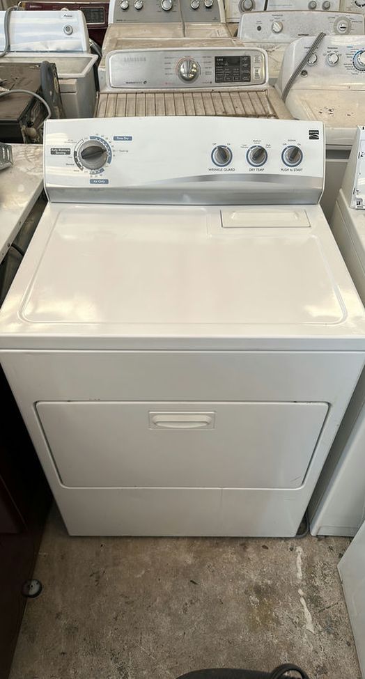 White Kenmore Dryer Large Capacity Quiet