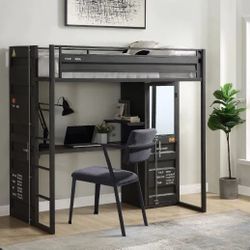 Rexford Loft Bed Set✳️Size
Loft Bed with Wardrobe/Desk/Shelf✳️Finance Available