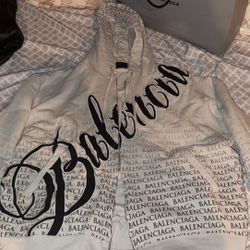 Balenciaga Oversized Hoodie Zip-Up 