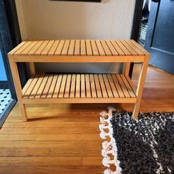 Bamboo Style Bench