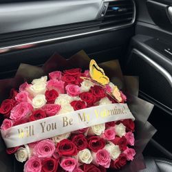 valentines proposal flowers
