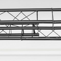 2 9ft Black triangle Truss With Base Plates 