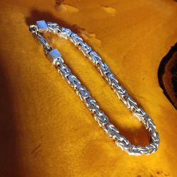 Sterling silver Byzantine bracelet