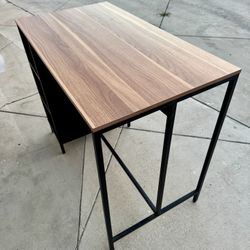 Kitchen Island, Kitchen Counter Table With 5 Open Shelves