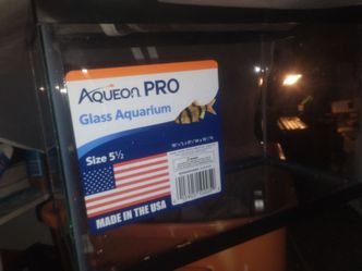 Aqueon Pro Glass Aquarium Size 5.5