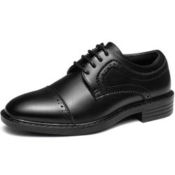 Boys Classic Black Shoes