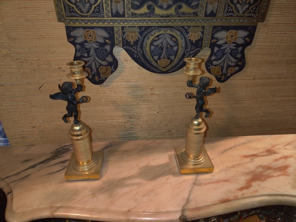 Cherub Candle Holders