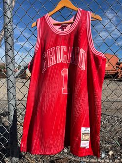 Rare Mitchell & Ness Chicago Bulls Derrick Rose 08/09 All Red Jersey Size 2XL