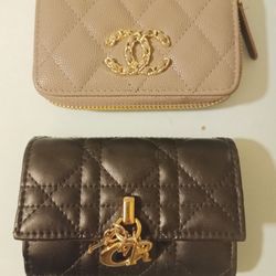 Authentic Chanel And Christian Dior Coin Purses