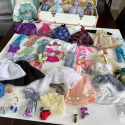 New Barbie doll clothes, accessories