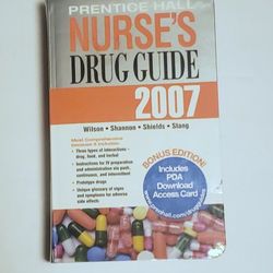 Prentice Hall Nurse's Drug Guide 2007