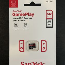 Sandisk 512 GB Nintendo Switch 2 MicroSD XC Express Memory Card